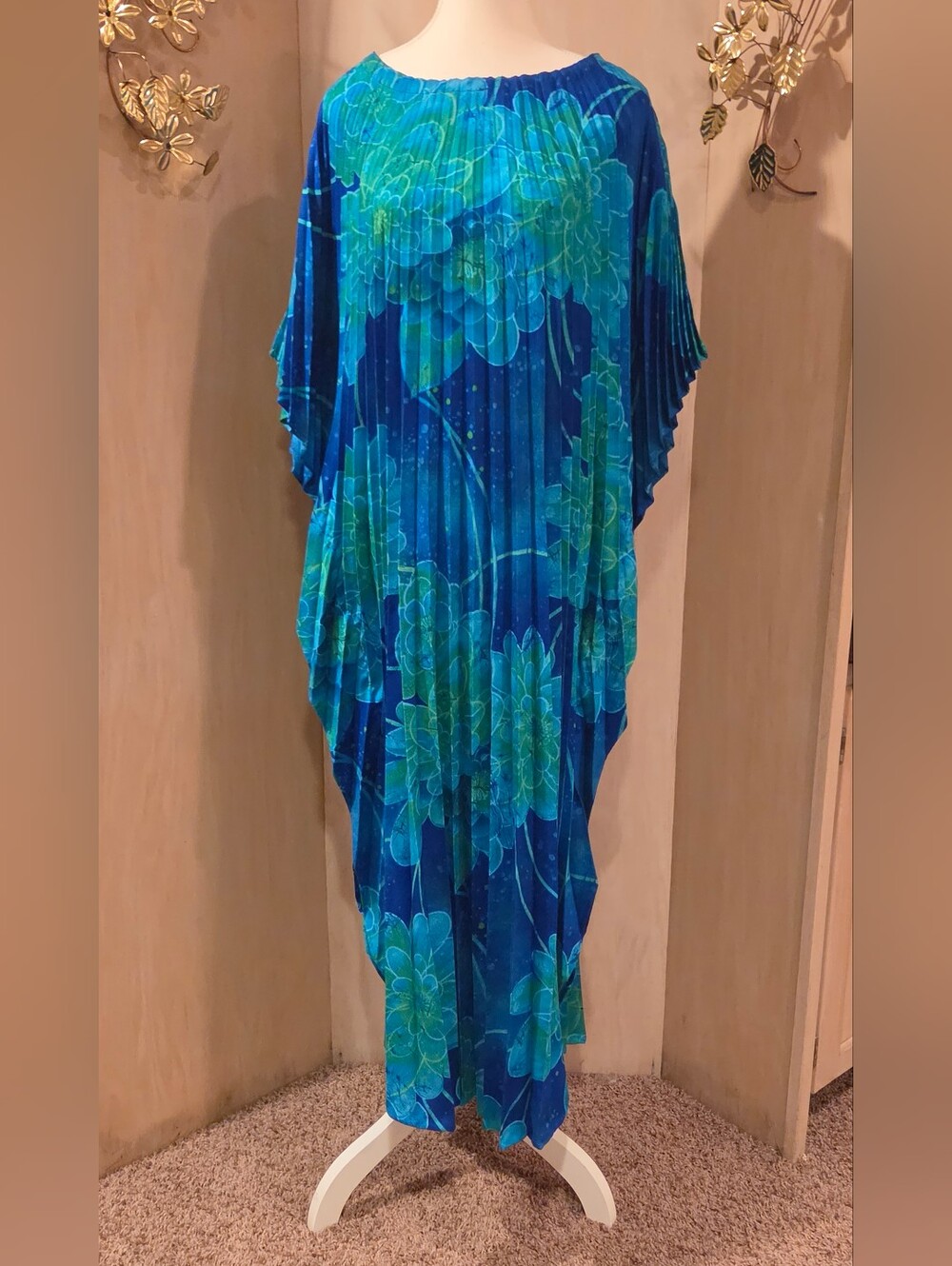 Two Potato 70's Barkcloth Kaftan